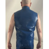 Sleeveless Jacket jean style - 0.8 Blue Extra Large